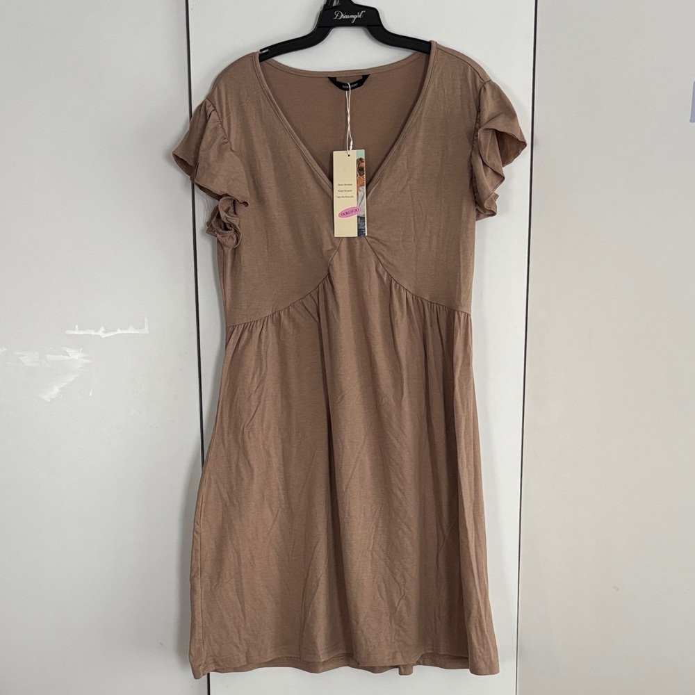 Brown Women's Dress - Picture 1 of 6